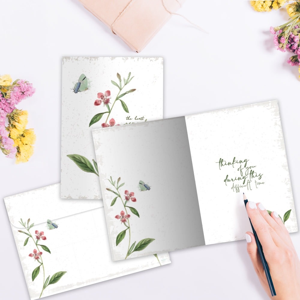 The Heart Remembers Sympathy Greeting Card