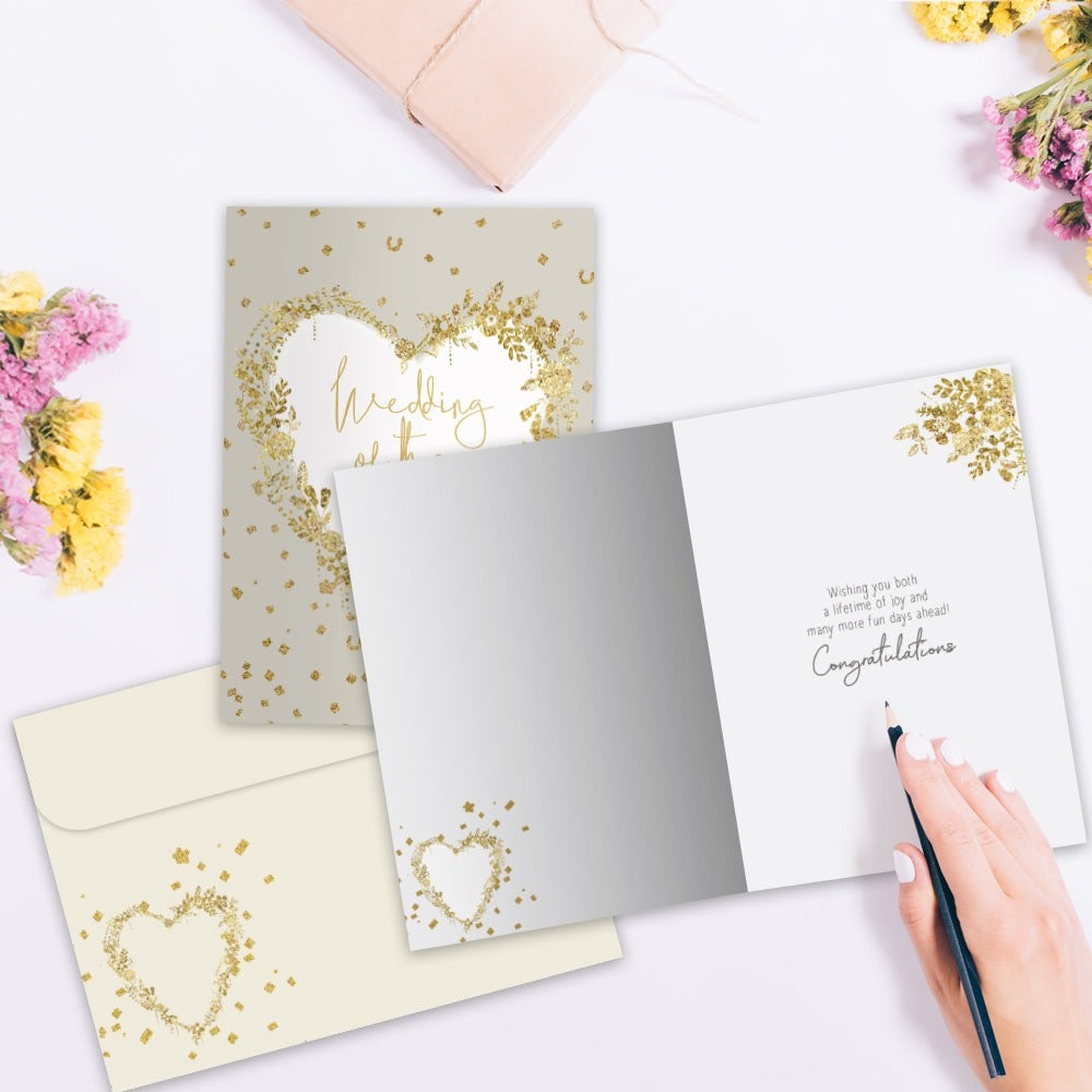 Just the Beginning Wedding Greeting Card