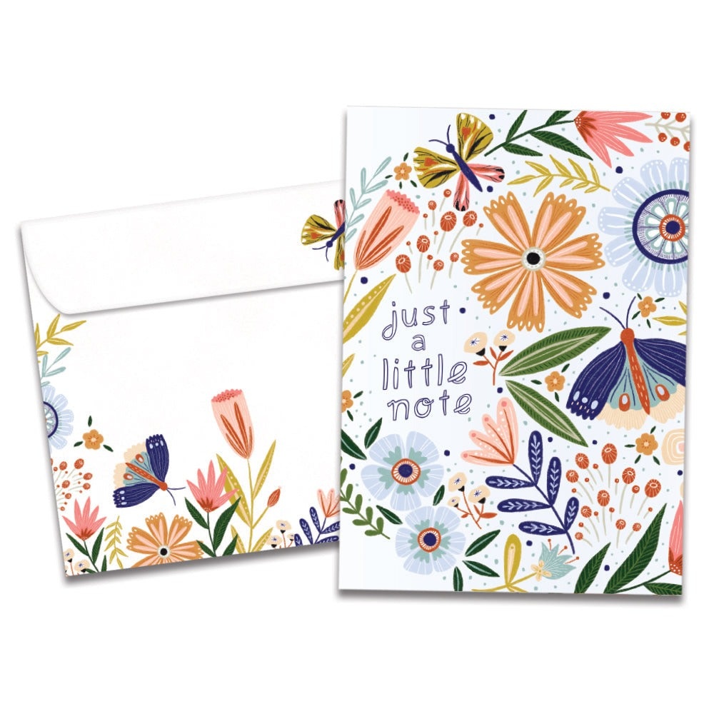 Bright Little Note Thinking of You Greeting Card