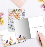 Bright Little Note Thinking of You Greeting Card