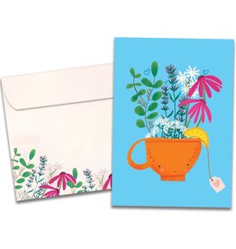 Feel Better Tea Get Well Greeting Card