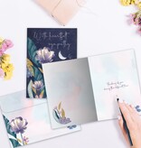 Heartfelt Moon Sympathy Greeting Card