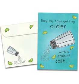 Salt and Lime Birthday Greeting Card