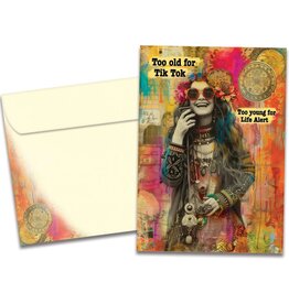 Timeless Hippie Birthday Greeting Card