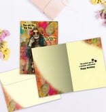 Timeless Hippie Birthday Greeting Card
