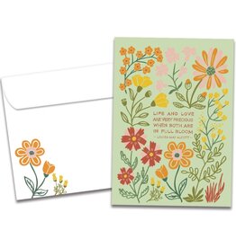 Precious Blooms Anniversary Greeting Card