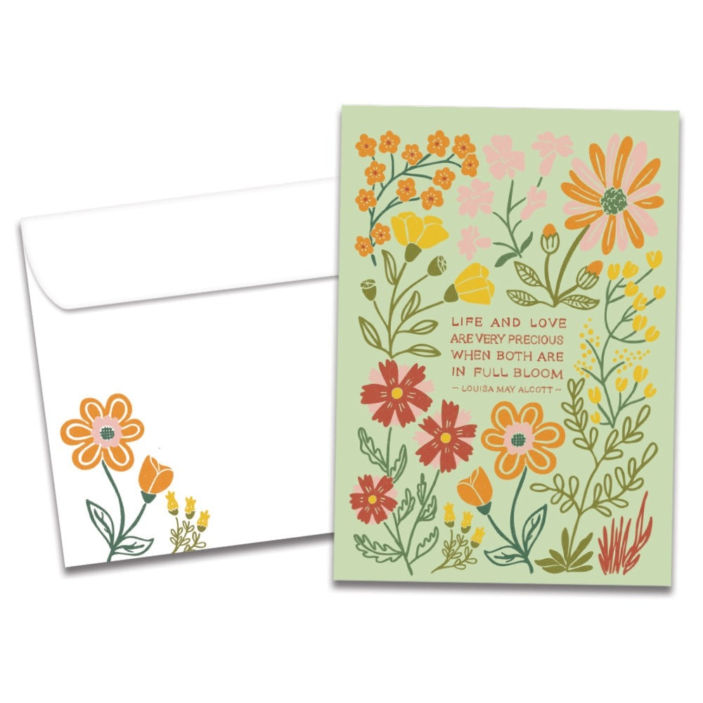 Precious Blooms Anniversary Greeting Card