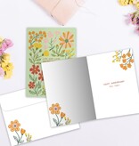 Precious Blooms Anniversary Greeting Card