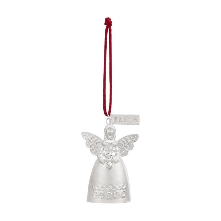 Demdaco Mini Bell Angel Ornament - Faith