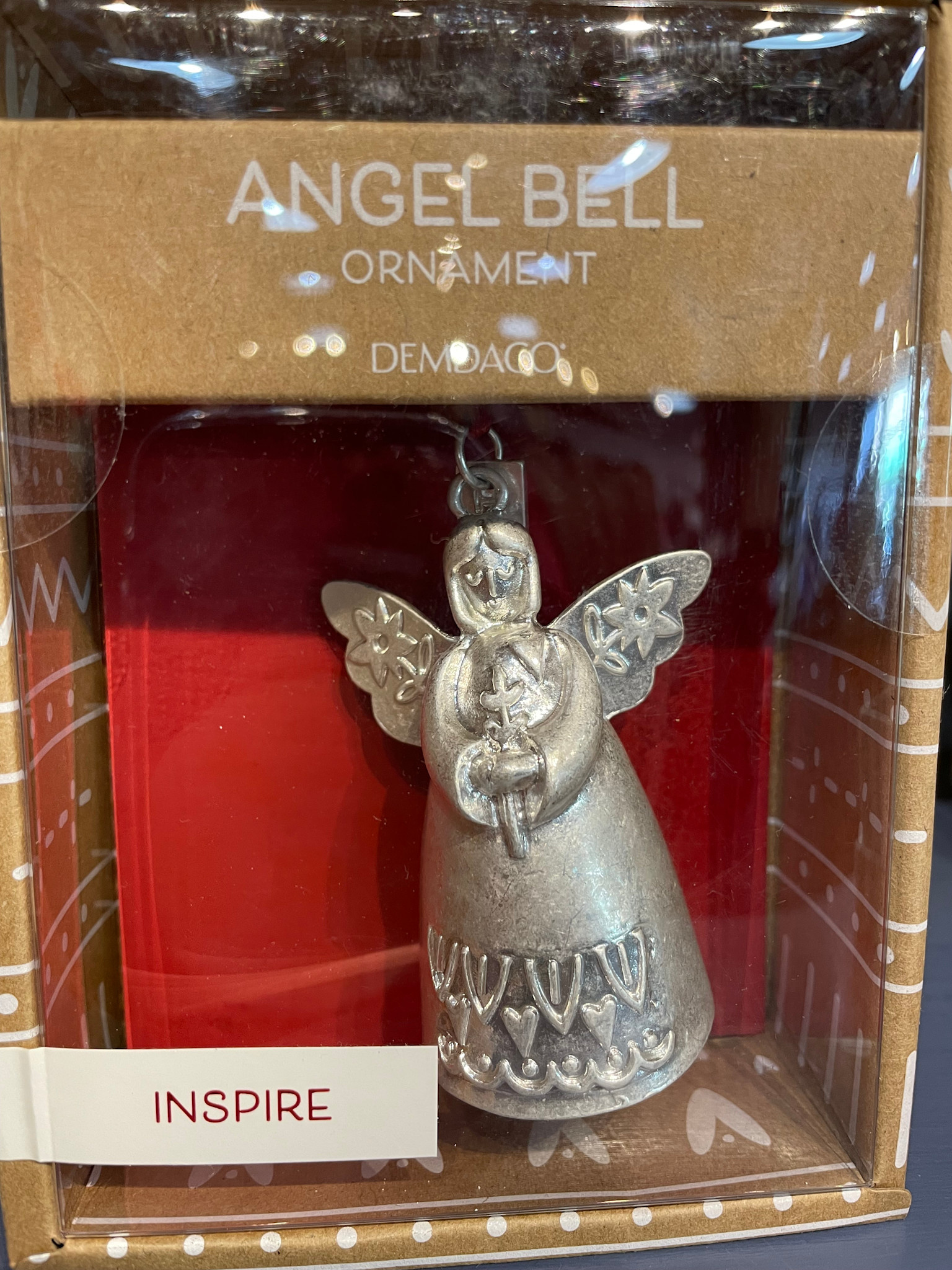 Demdaco Mini Bell Angel Ornament - Inspire