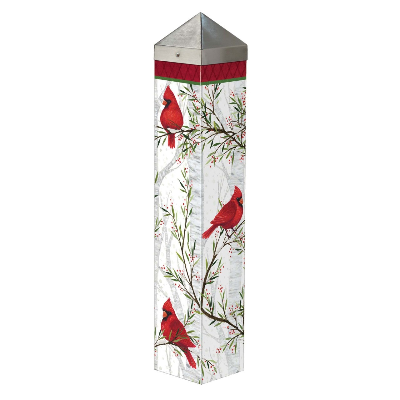 Studio M Cardinals in Birch 20" Art Pole