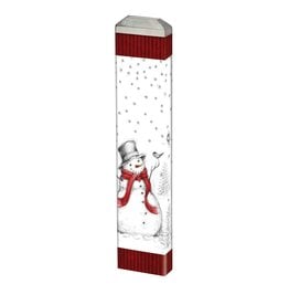 Studio M Snowmen with Birds 13" Mini Art Pole
