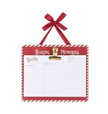 Mrs Claus Baking Memories Recipe Card Holder 'Ornament' Hanger