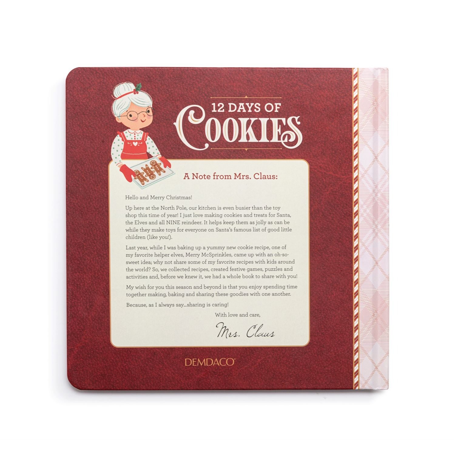 Mrs Claus Mrs. Claus 12 Days of Cookies Recipe Book