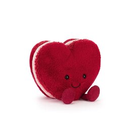 Jellycat Amuseables Arlette Heart Macaron (Red)