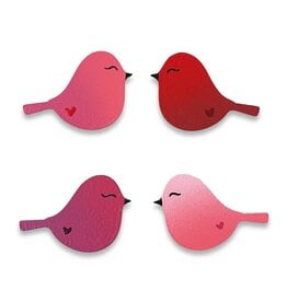 Roeda Studio Love Bird Magnets S/4, Valentine's Decor, Wedding Gift