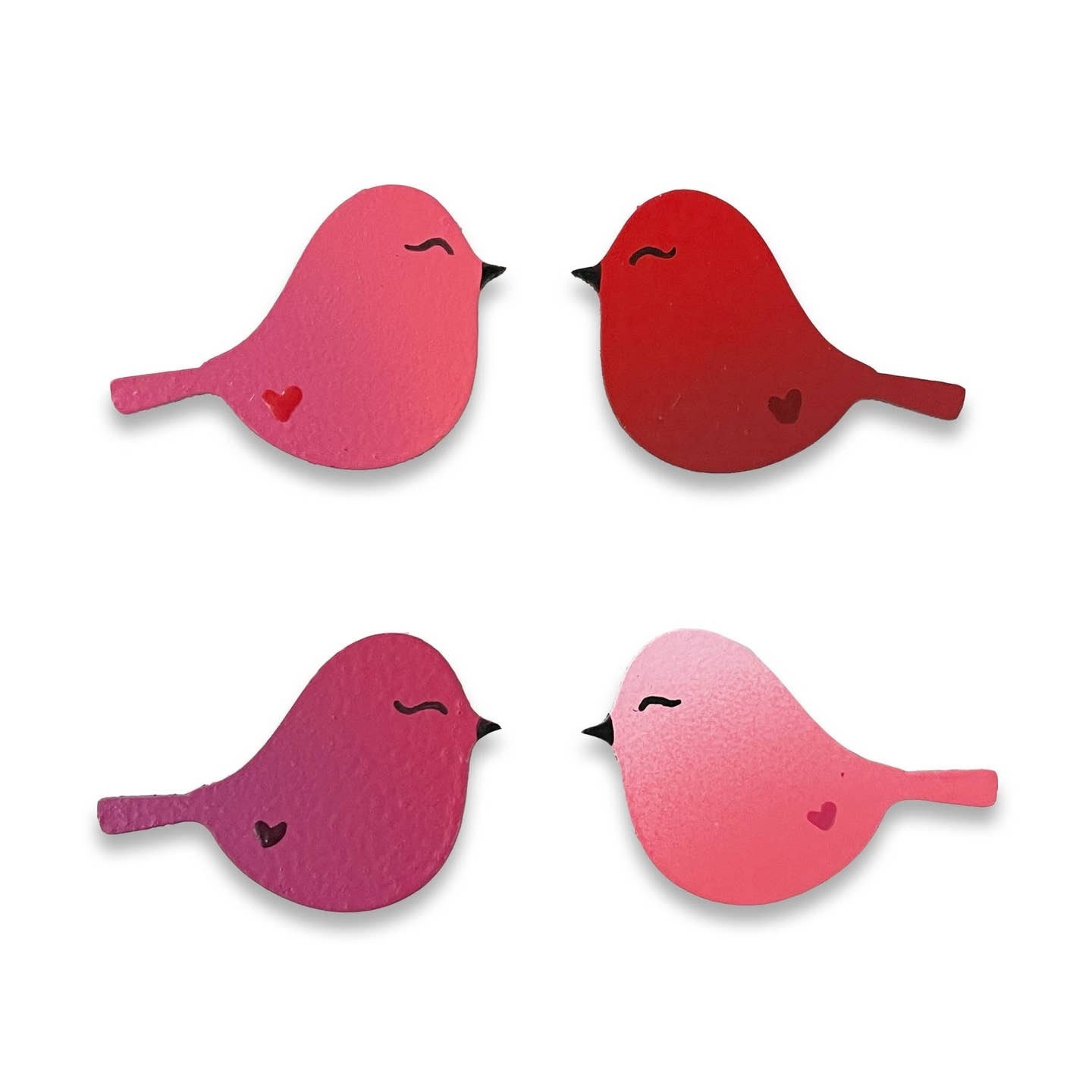 Roeda Studio Love Bird Magnets S/4, Valentine's Decor, Wedding Gift