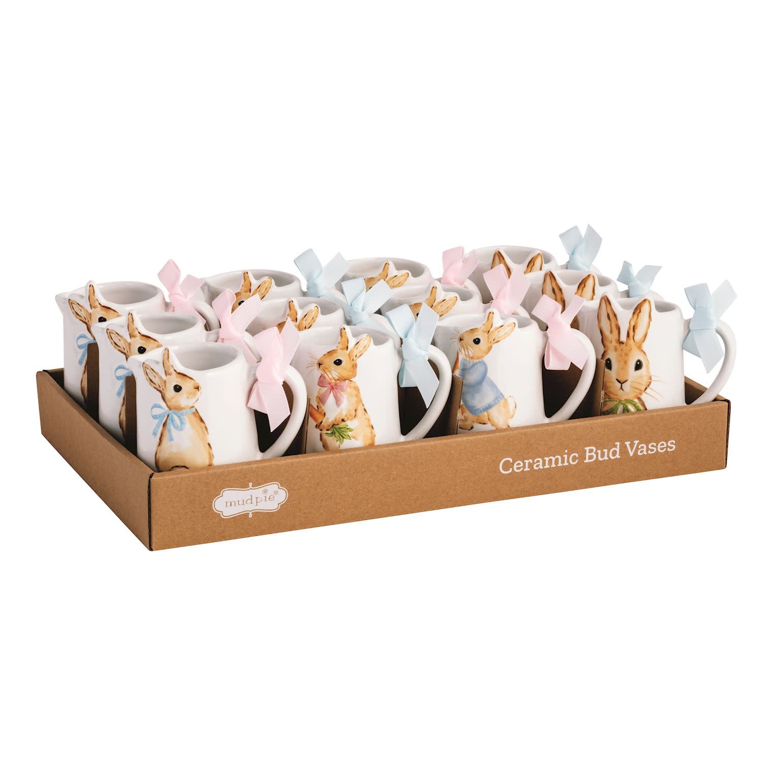 Mudpie Bunny Bud Vase/Mini Pitcher (various).