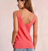 Molly Bracken Coral Ladies Knitted Tank Top