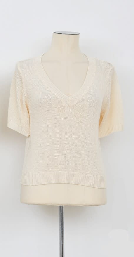 Molly Bracken Offwhite Ladies Knitted Sweater