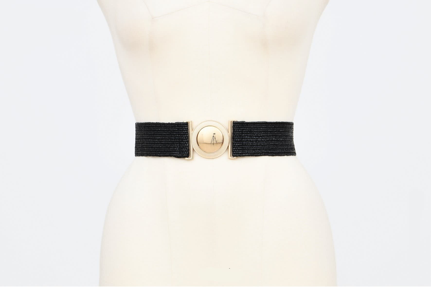 Molly Bracken Black Ladies Woven Belt