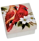 FLEURISH Cardinal Couple Capiz Box