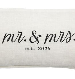 Mudpie Lumbar Mr. & Mrs. 2026.