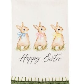 Mudpie Happy Easter Trim Towels