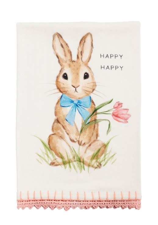 Mudpie Happy Happy Trim Towels