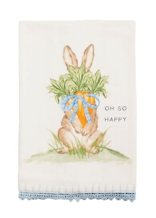 Mudpie Oh So Happy Trim Towels