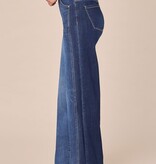 Democracy Blue/Indigo 32/22” “AB” Solution Skyrise Repreve Double Side Seam Wide Leg