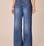 Democracy Blue/Indigo 32/22” “AB” Solution Skyrise Repreve Double Side Seam Wide Leg