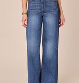 Democracy Blue/Indigo 32/22” “AB” Solution Skyrise Repreve Double Side Seam Wide Leg