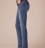 Democracy Stretch Blue Denim "Ab"solution® Straight Leg Jean (Core Essential)