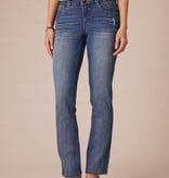 Democracy Stretch Blue Denim "Ab"solution® Straight Leg Jean (Core Essential)