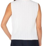 Liverpool Los Angeles sleeveless crew neck knit top