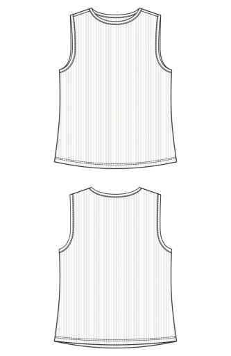 Liverpool Los Angeles sleeveless crew neck knit top