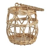 Mudpie Open Weave Woven Lantern.