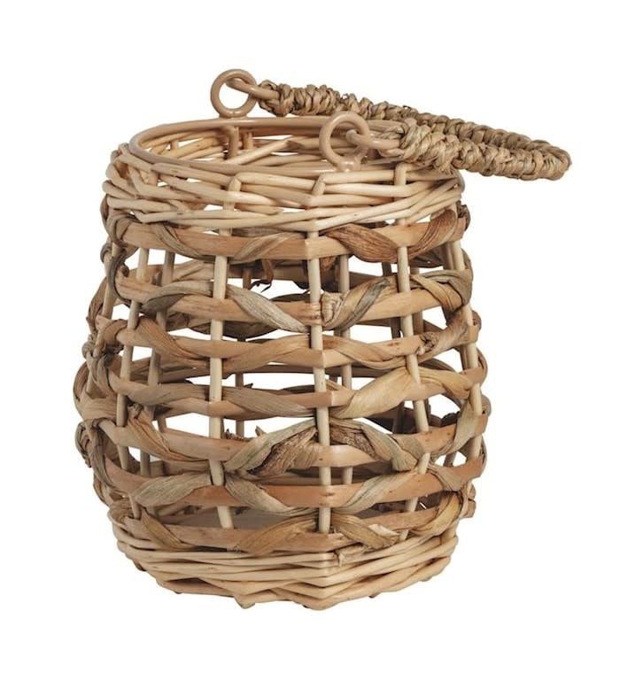Mudpie Hyacinth Woven Lantern.