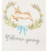 Mudpie Welcome Spring Trim Towels