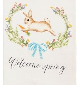 Mudpie Welcome Spring Trim Towels