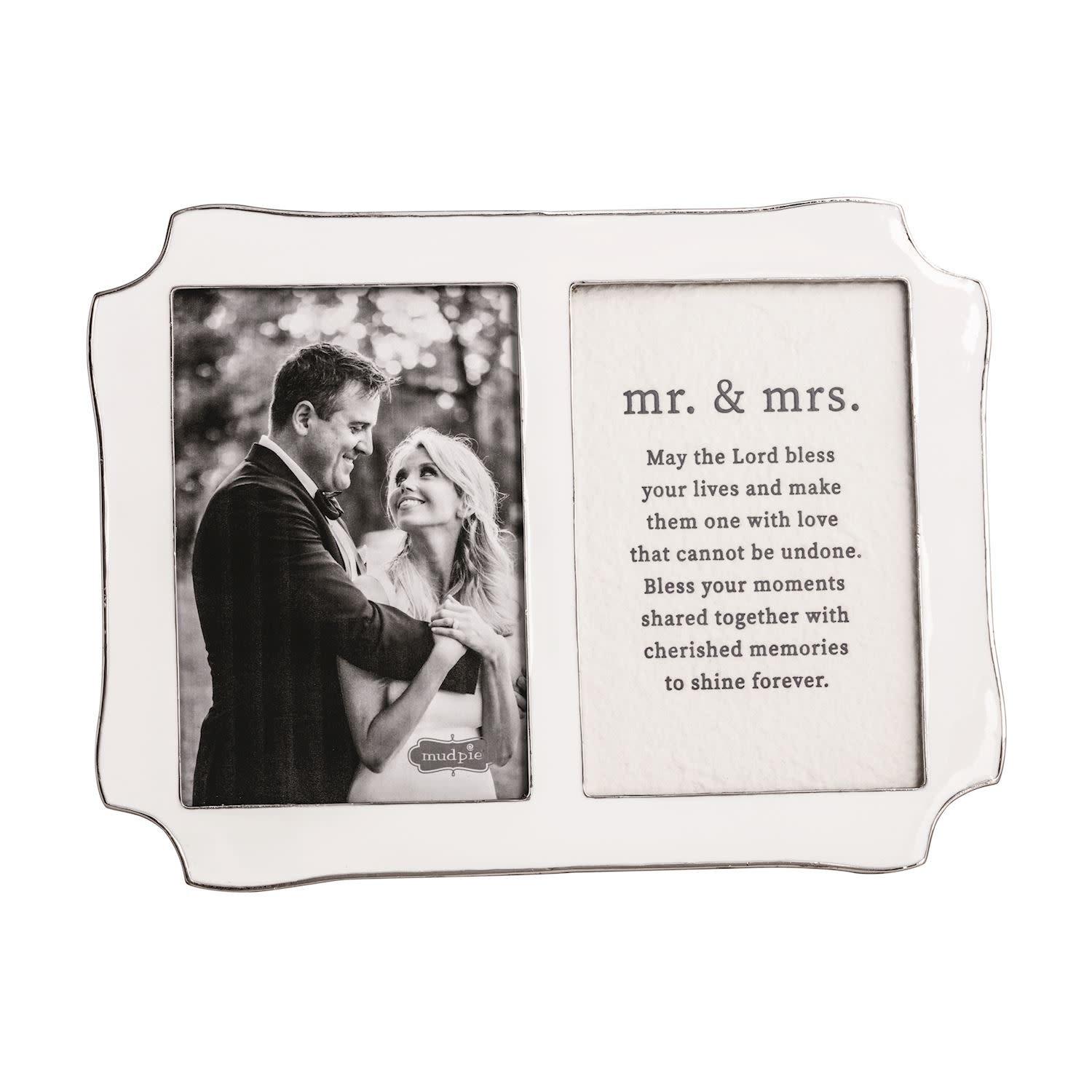 Mudpie Prayer Wedding Double Frame