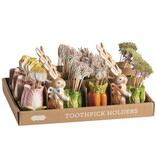 Mudpie Easter Toothpick Caddy Set (various).