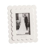 Mudpie Mr. & Mrs. 4x6 Double Scallop Frame.