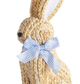 Mudpie Blue Woven Bunny Sitter.