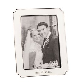 Mudpie Small Mr. & Mrs. Enamel Frame