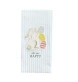 Mudpie Bunny With Egg Patch Towel.