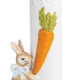 Mudpie Blue Bow Bunny Bunny Bud Vase.
