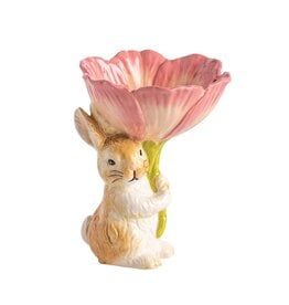 Mudpie Bunny Flower Candy Bowl.