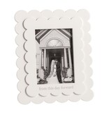 Mudpie This Day Forward 5x7 Double Scallop Frame.